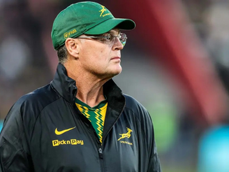 Erasmus becomes record-breaking Springbok coach