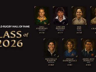 Five more rugby greats complete prestigious World Rugby Hall of Fame class of 2026