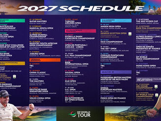 DP World Tour announces its 2027 global tournament schedule