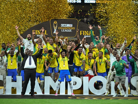 Sundowns hold off FAR Rabat to win second TotalEnergies CAF Champions League title