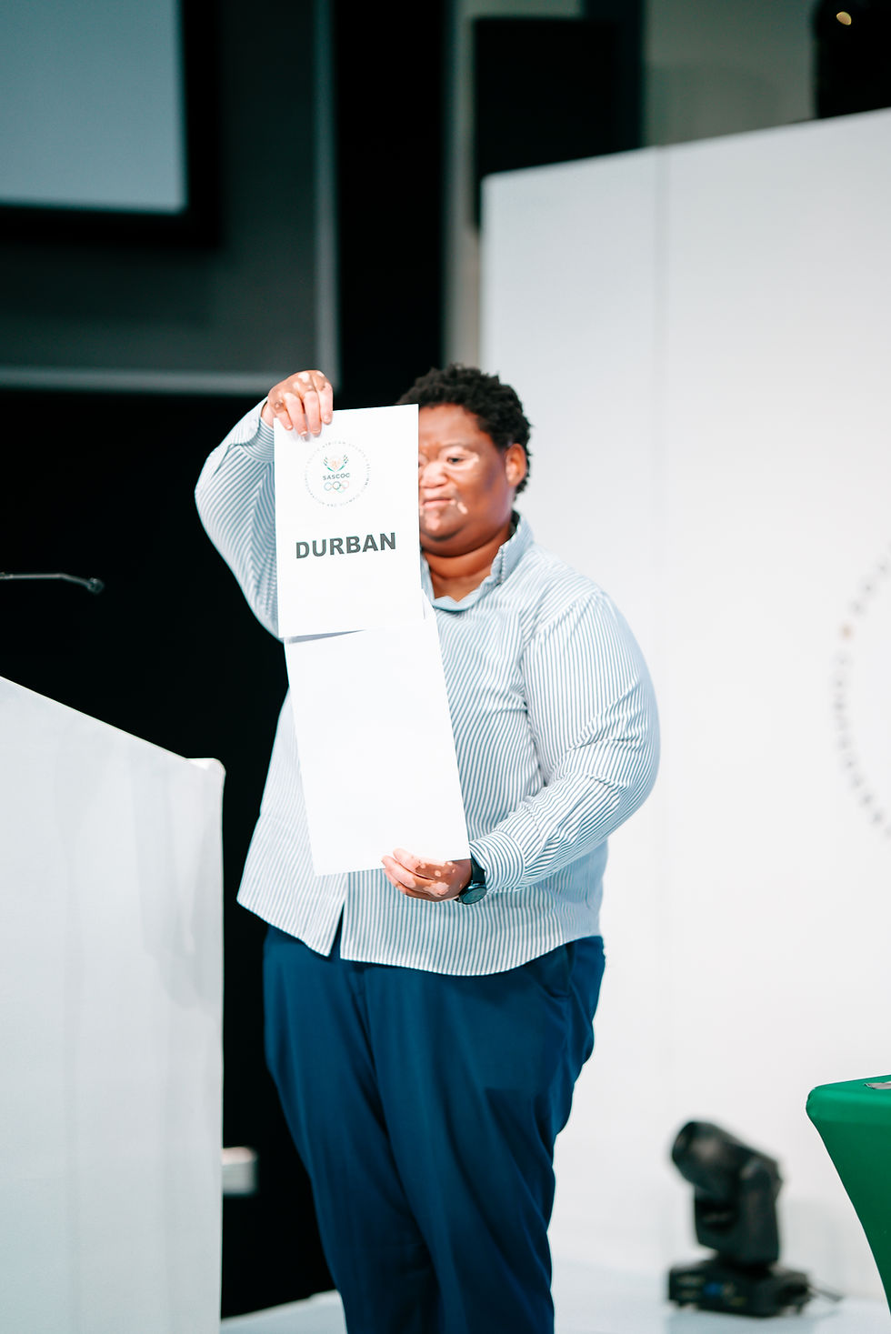 SASCOC Acting President Lwandile Simelane.