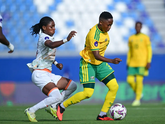 South Africa fight back to earn dramatic draw against Côte d'Ivoire