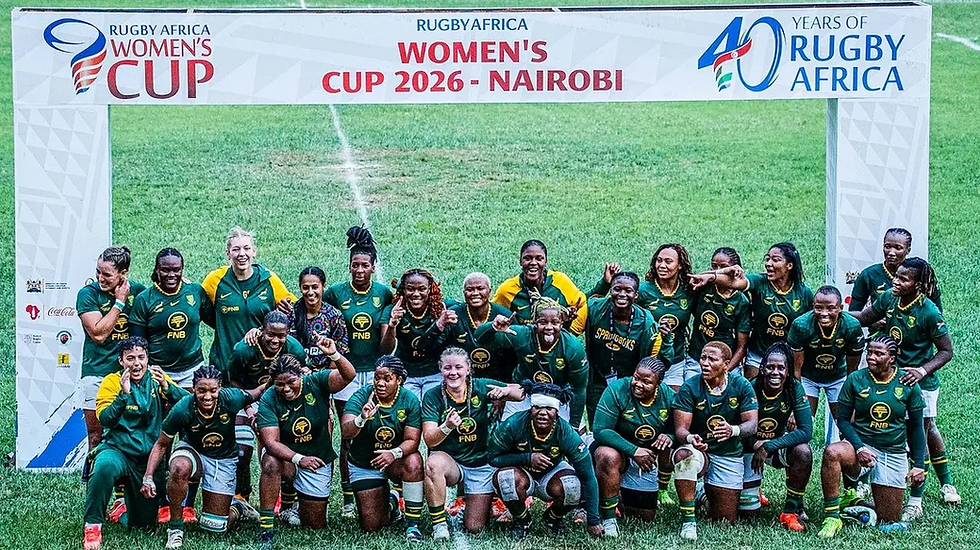 Successful conclusion to Springbok Women’s African trip