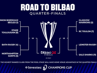 Sold-out stadiums witness thrilling rugby action across Europe as Investec Champions Cup quarter-final spots are secured