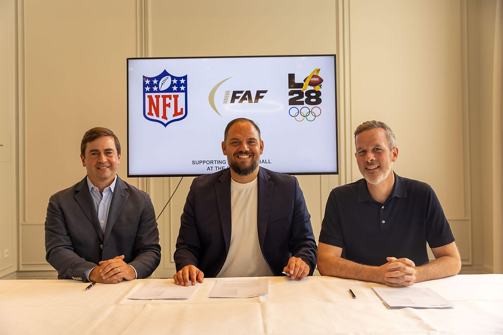 IFAF, IOC and NFL formalize promotional agreement ahead of LA28