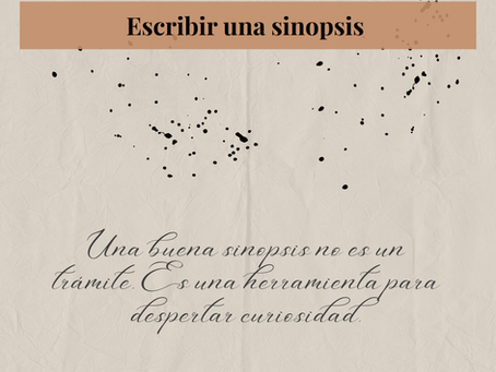 Cómo escribir una sinopsis que venda (sin contarlo todo)