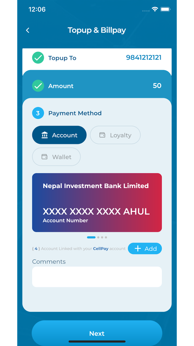 topup & billpay