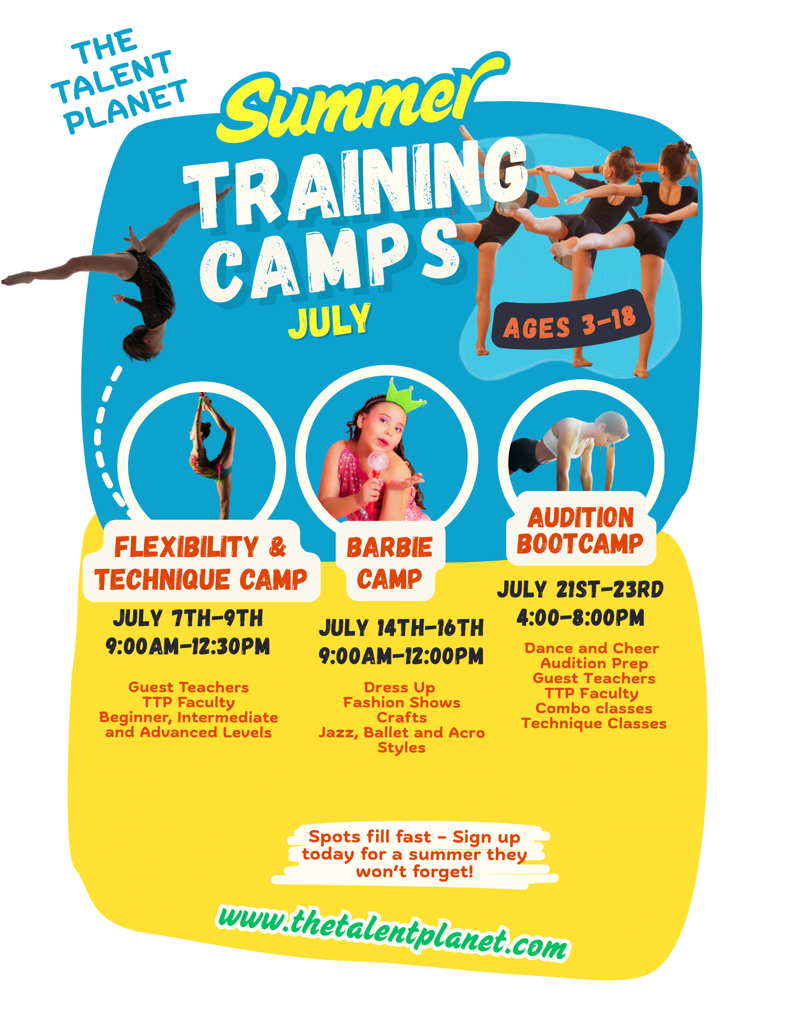 Flexibility and Tumbling Camp