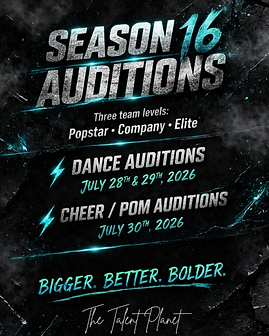 Register for Auditions-Dance