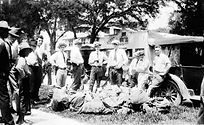 Lawmen with confiscated alcohol - Volusia County, Florida - ca. 1920 - Florida Memory.jpg