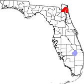 Duval County map