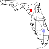 Gilchrist County map.png