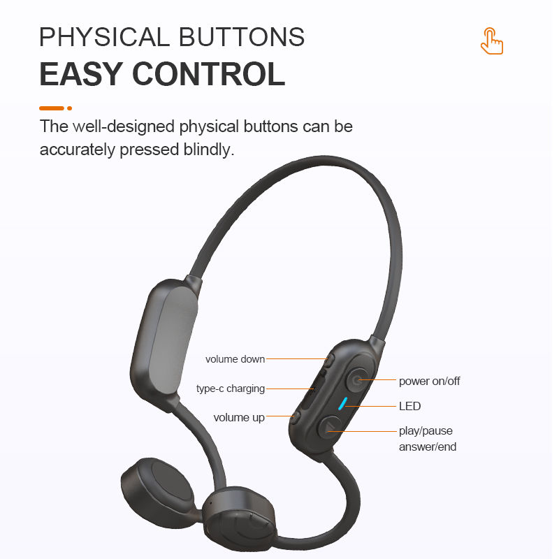 Miniatura: Bone Induction Headphones: Sport, Waterproof, Open Ear, Bluetooth