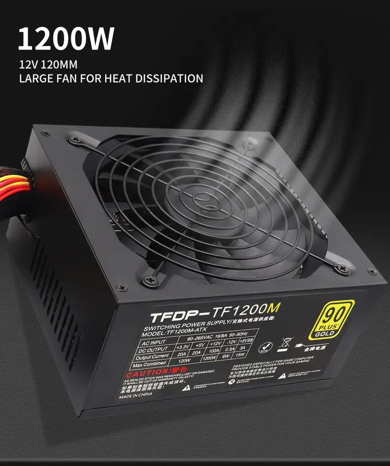 Miniatura: ATX Pc Power Supply 1000w 1200w Computer PSU 1200 Watt