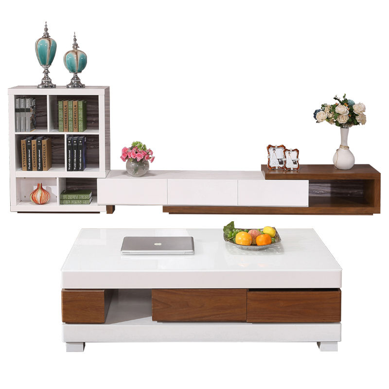 Miniatura: Modern Style  Still Glass  Coffee Table  and TV Stand  Set