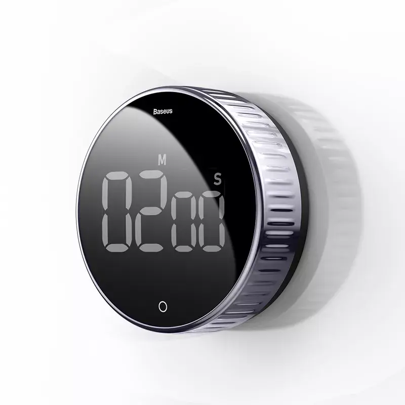 Miniatura: Baseus LED Digital Kitchen Timer: For Cooking, Shower, Stopwatch Alarm Clock