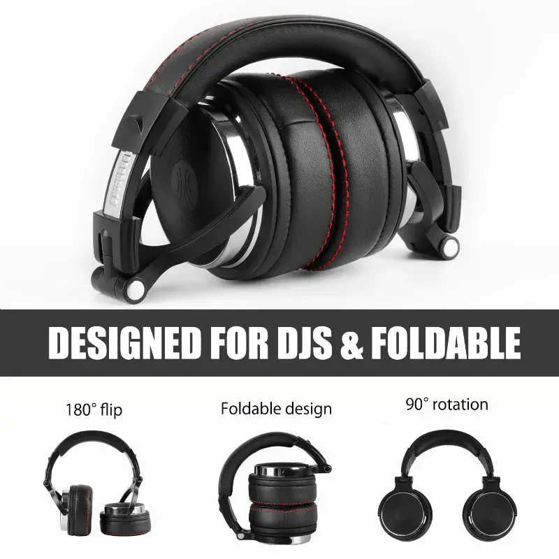 Miniatura: Oneodio Studio Pro: Over-Ear DJ Headphone, 50mm, HIFI, Mic