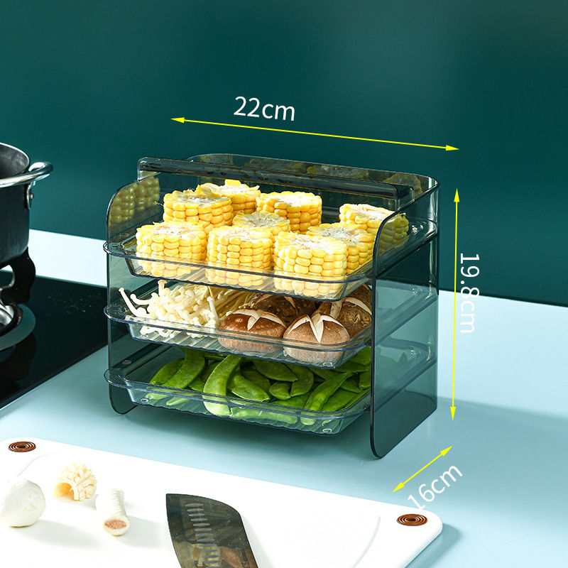 Miniature : Hot-Selling Veggie Storage Rack: Non-Perforated, Wall-Mounted