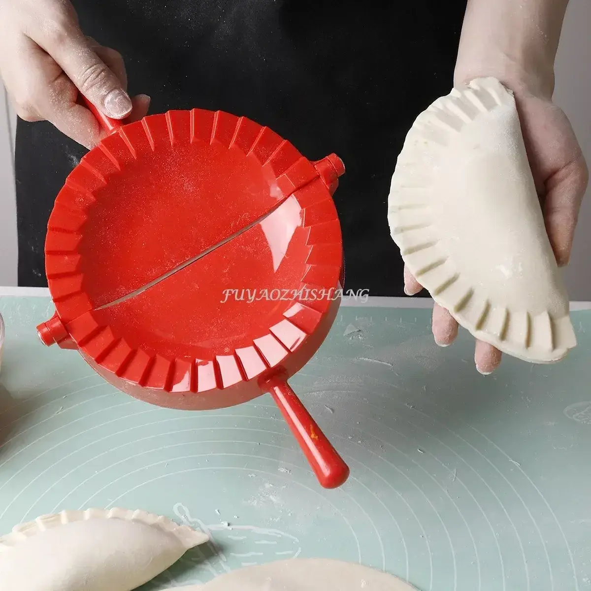 Plastic Dumplings Maker Mold, a hand dough press for DIY dumplings