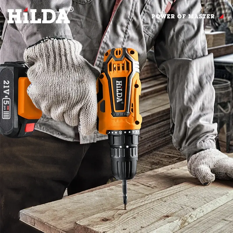 Miniatura: HILDA Electric Drill Cordless Screwdriver Lithium Battery  Mini Drill Cordless