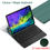 Miniature : Wireless Metal Magic Keyboard  for Ipad Pro 12.9 2020 Touchpad Keyboard
