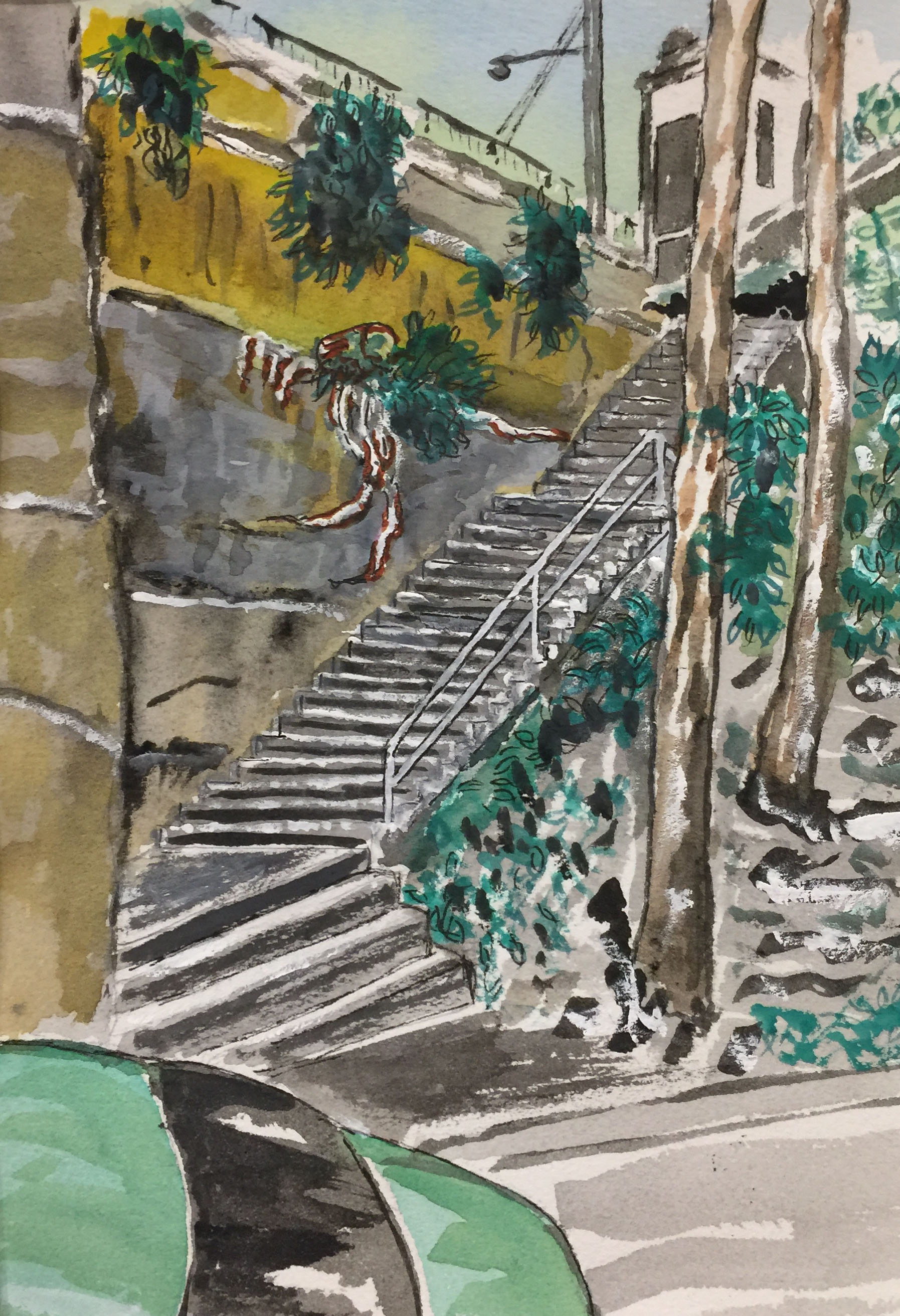 Glebe steps. From Railway St up to Darghan St