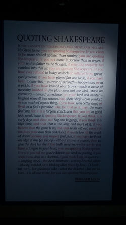 Shakespeare's English