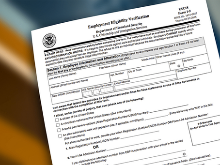 I-9 양식을 아시나요?