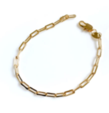 14kt Gold Fill Petite Paperclip Bracelet