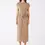 Thumbnail: ESMAEE GENISIS SLIDE SPLIT DRESS WITH GOLD HARDWARE BUCKLE