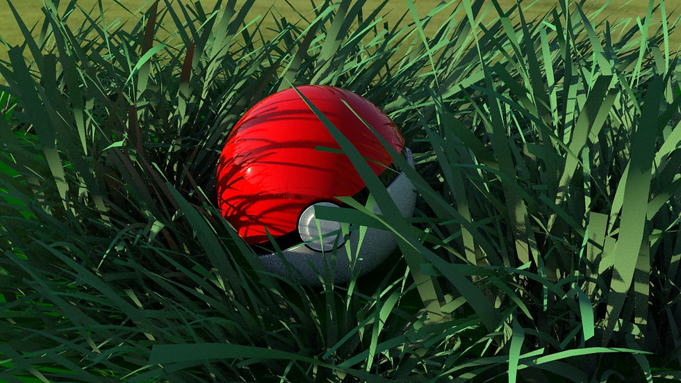 Pokeball Render (Skydome Lighting)