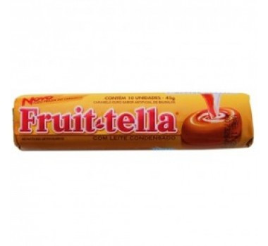 Bala Fruittella 45G Baunilha C/Leite Condensado Bala Baunilha C/Leite Condensado (7895144025117)