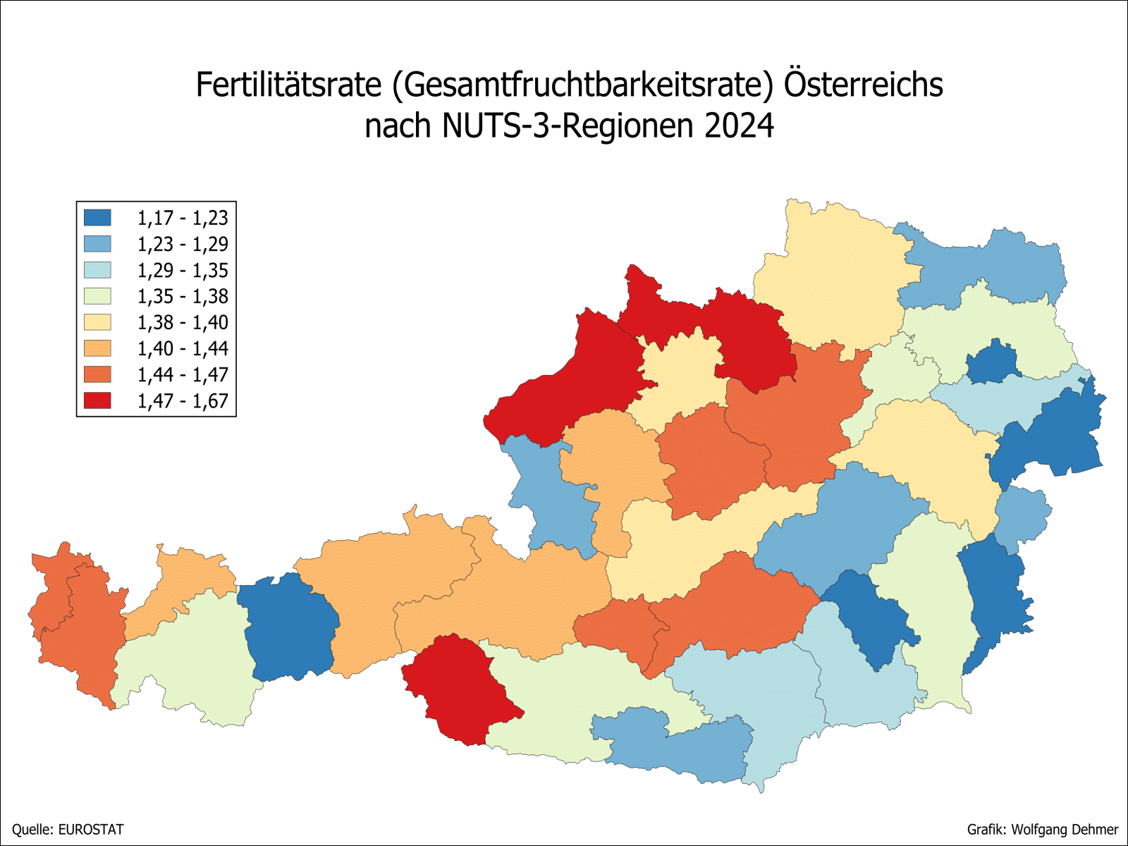 Fertilitätsraten NUTS-3