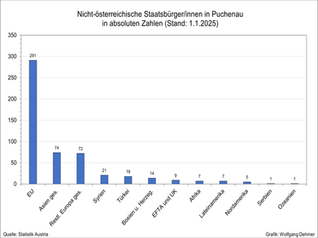 Nichtösterreicher/innen in Puchenau