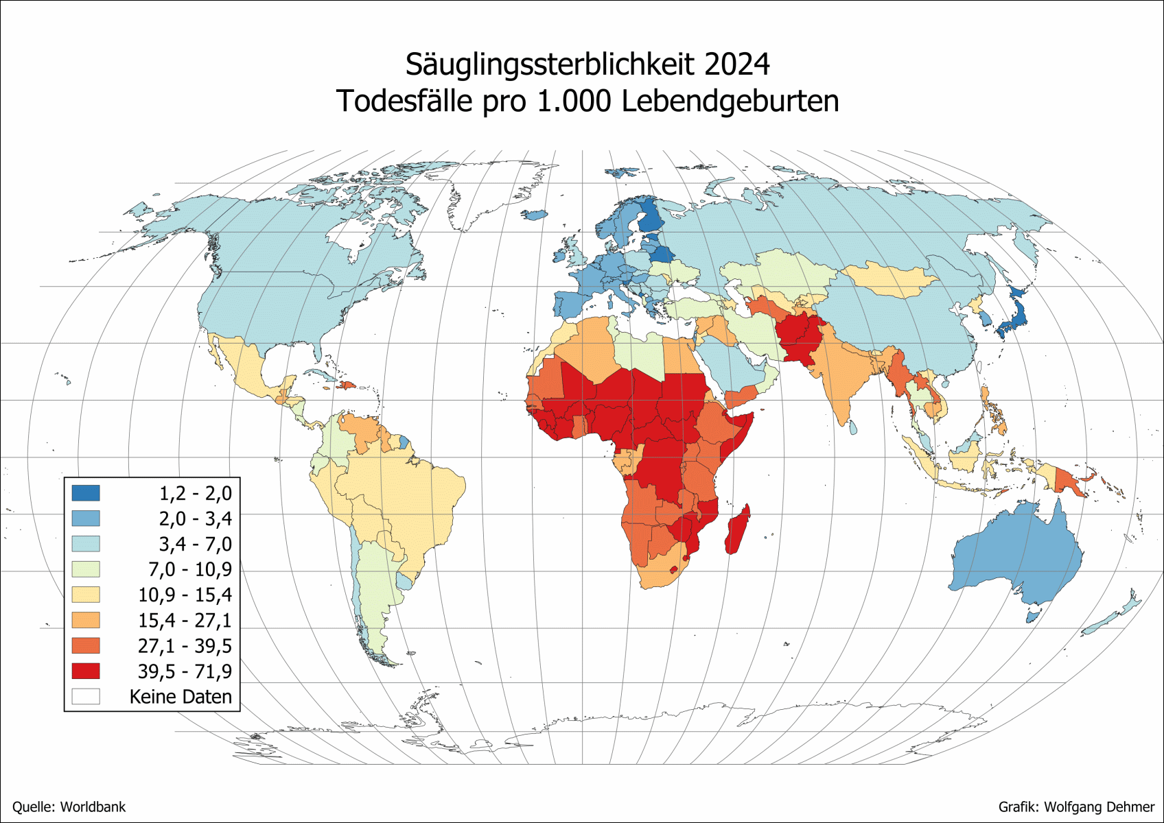 Säuglingssterblichkeit 2024