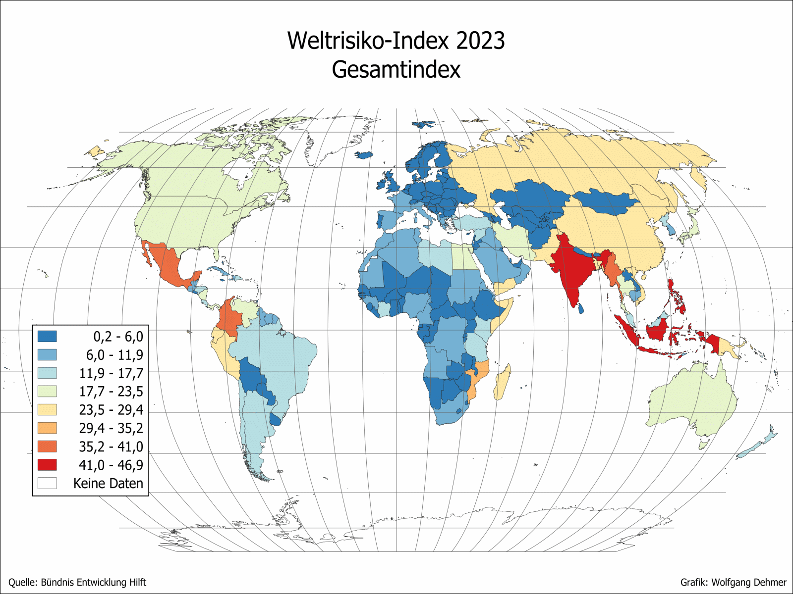 Weltrisikoindex-Gesamtindex