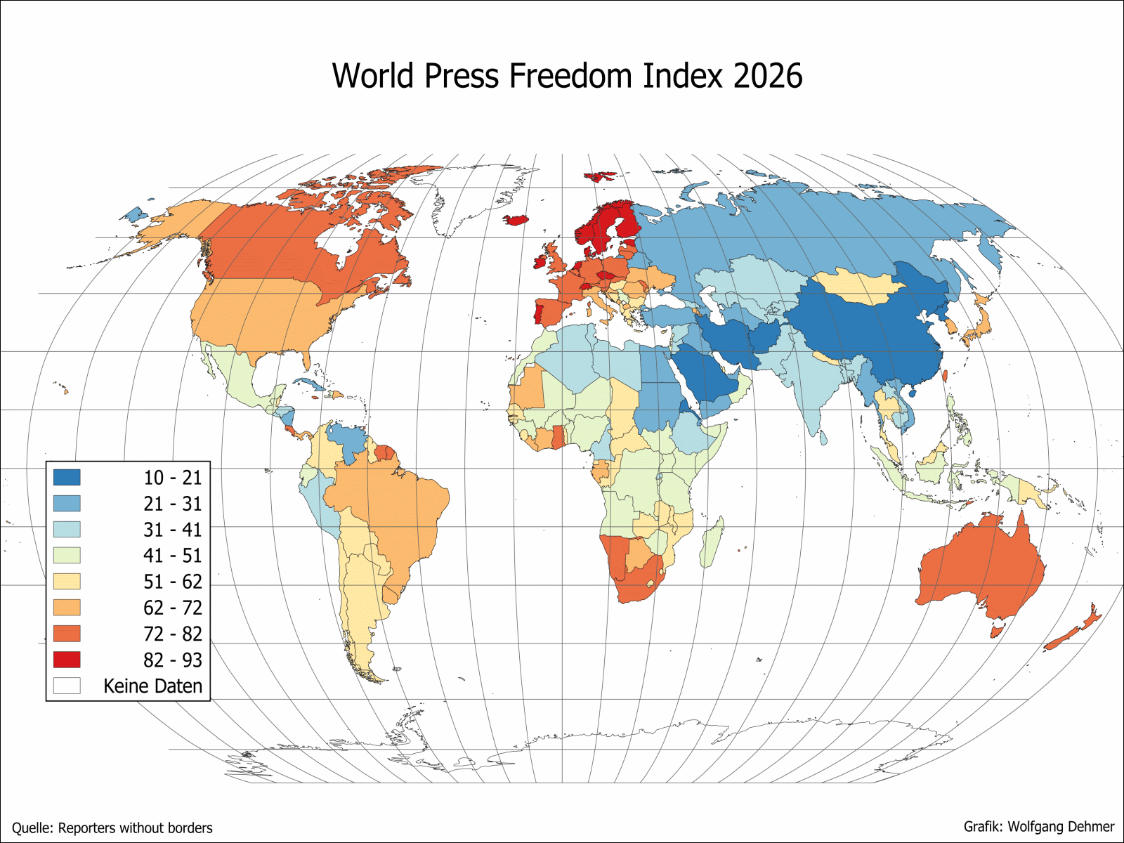 World Press Freedom Index 2026