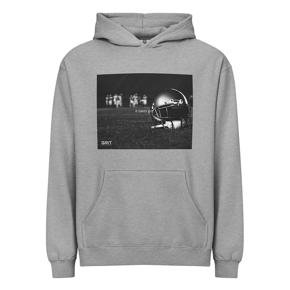 Thumbnail: "it takes grit." Box Hoodie - Football