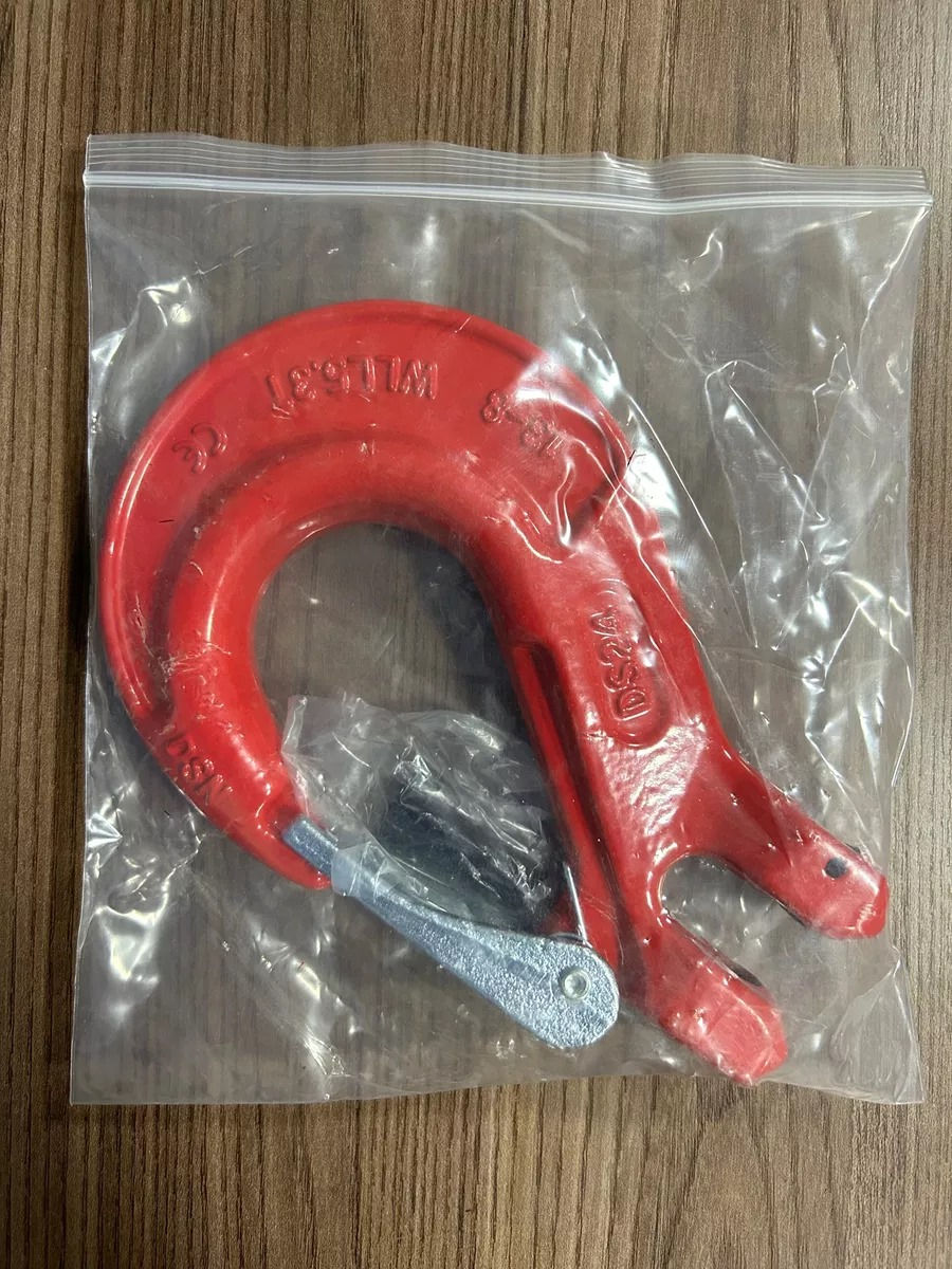 Thumbnail: Gancho Clevis Grau 8 Com Trava 5,3t 13mm 1/2 - Vermelho