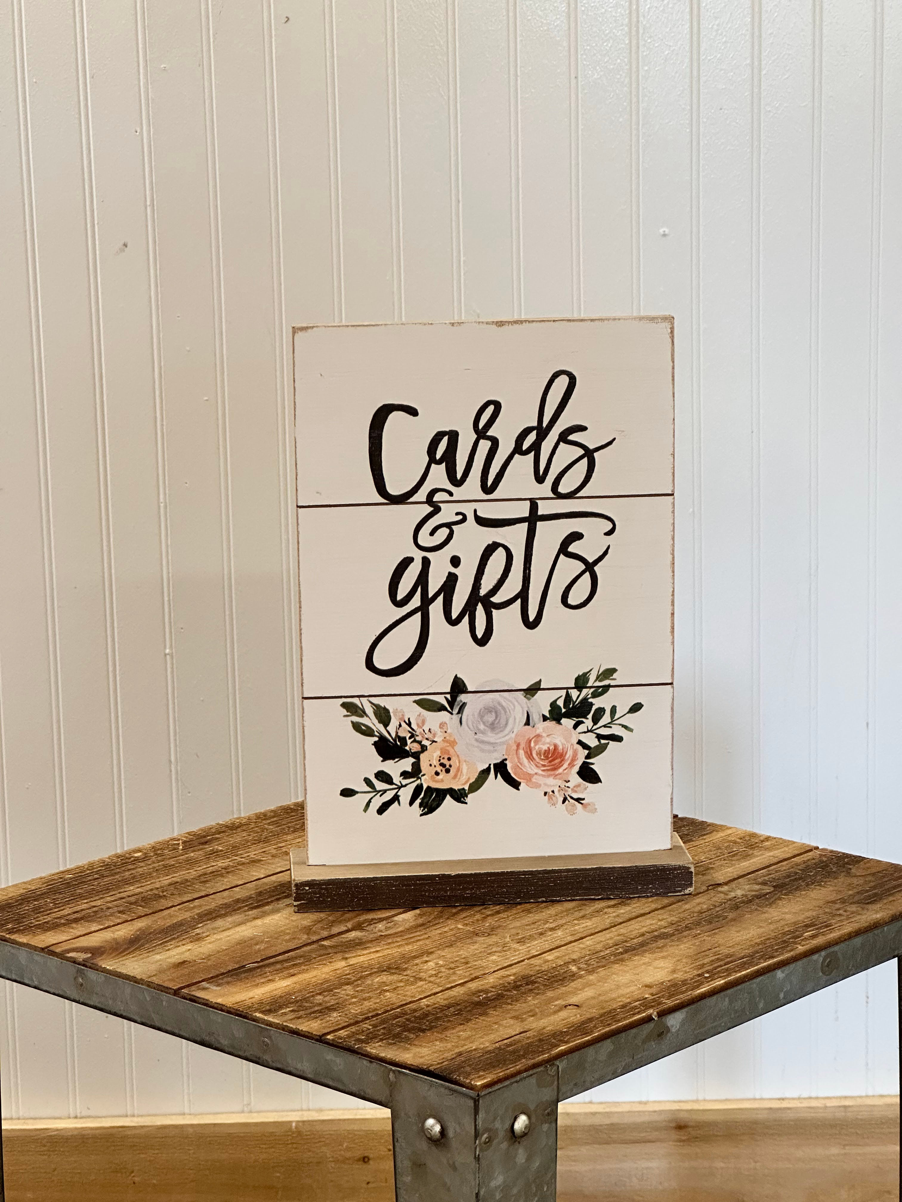"Cards & Gifts" Sign