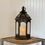 Thumbnail: Lg. Bronze Vintage Lantern with Candle