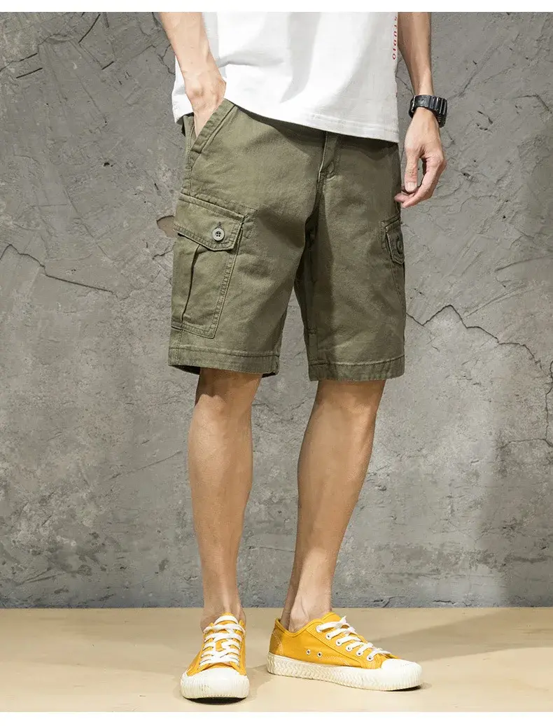 Thumbnail: Mens Shorts Summer Cargo Shorts