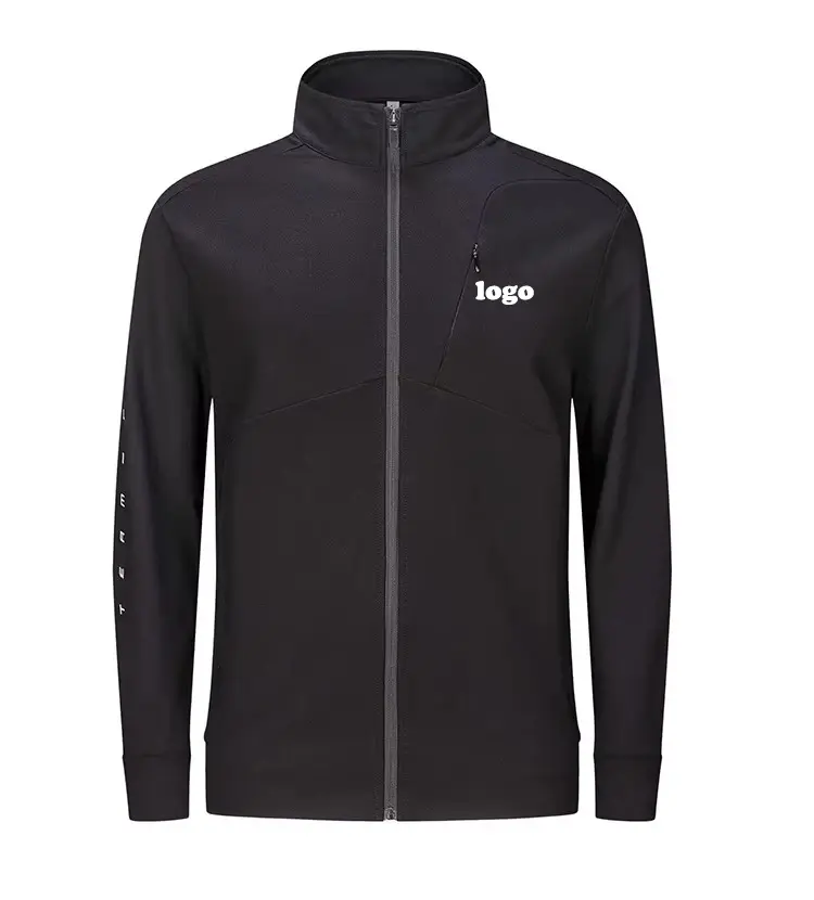 Outdoor Jacket for Men Women  Leisure Sports Hoodies With Stand Collar Zipper-Up