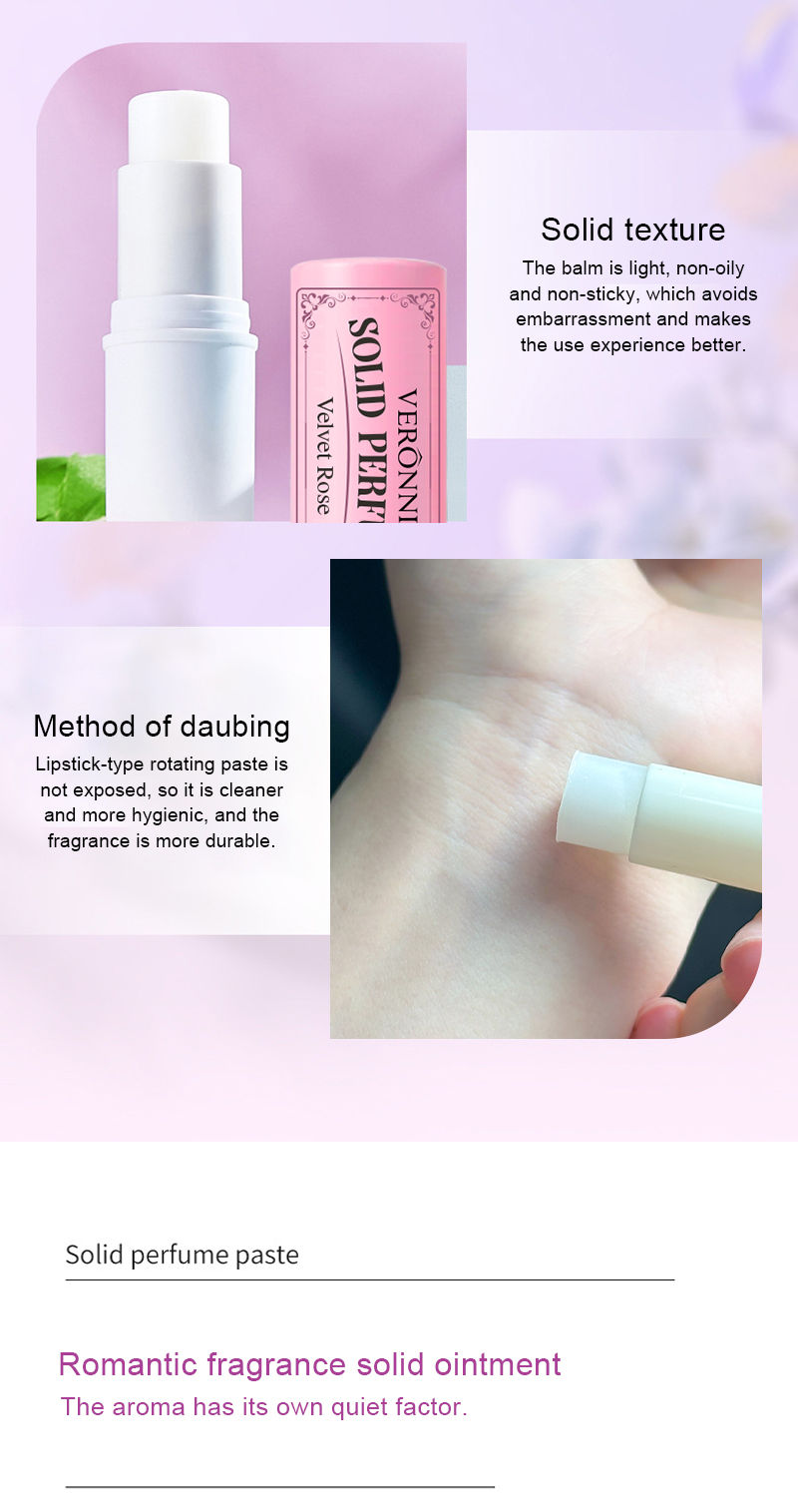 Thumbnail: 3pcs Solid Perfume Sticks - Long-Lasting, Natural & Fresh Scent Long Lasting Fra
