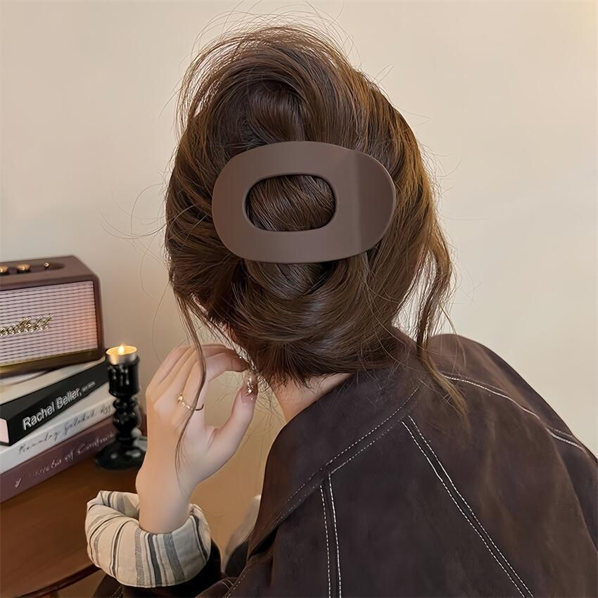 Thumbnail: Korean Elegant Hair Claws Crab Matte Acetic Acid Hair Clip Spoon Hairgrip Hairpi