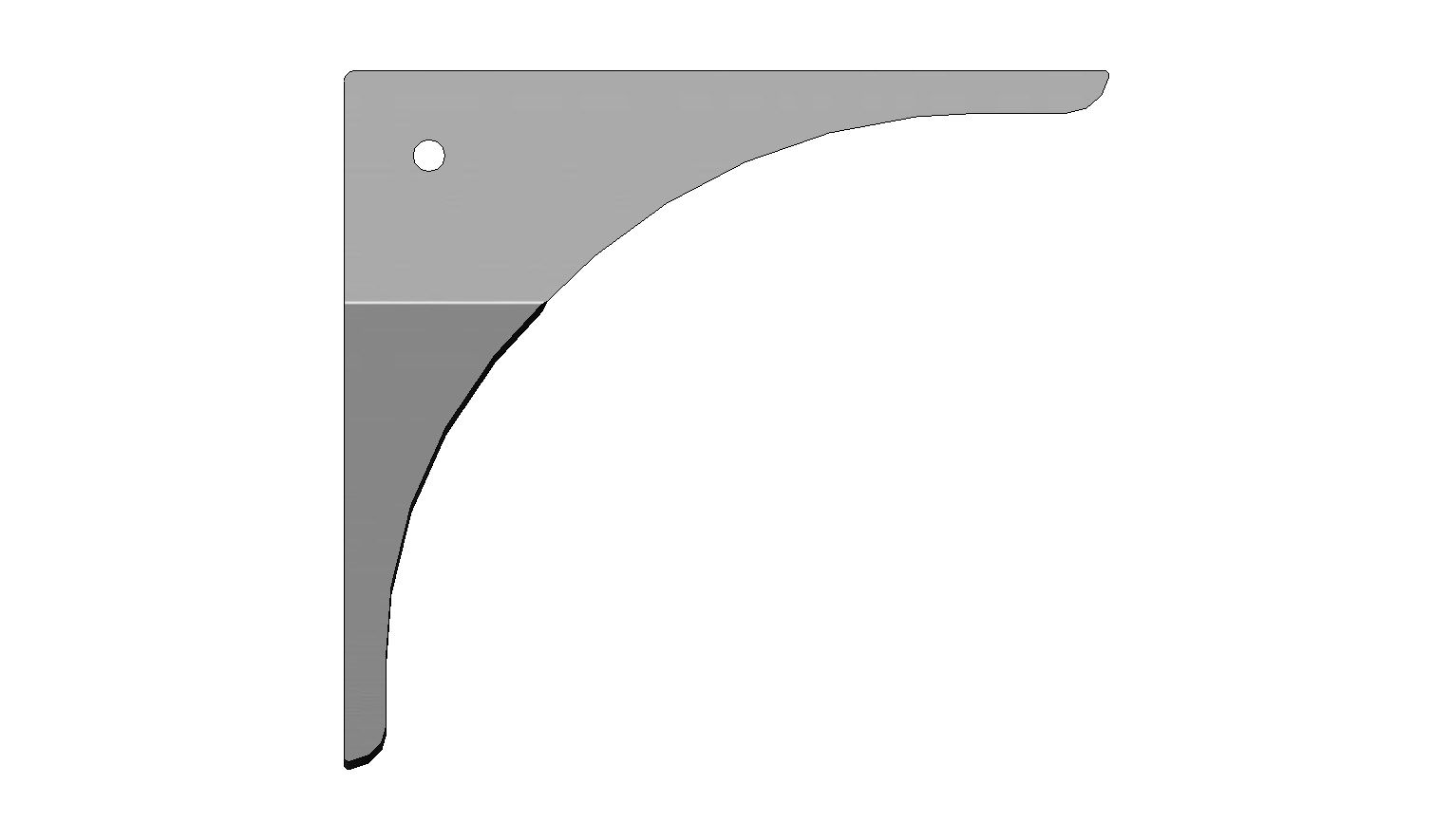 Door Frame Gusset -Formed Left Hand