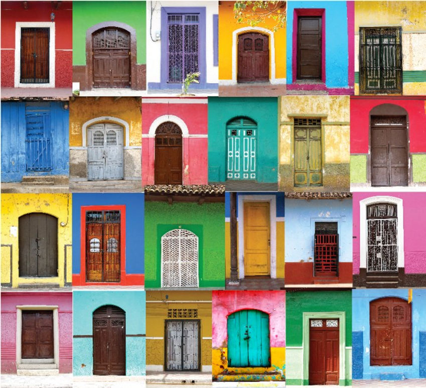 colorful houses