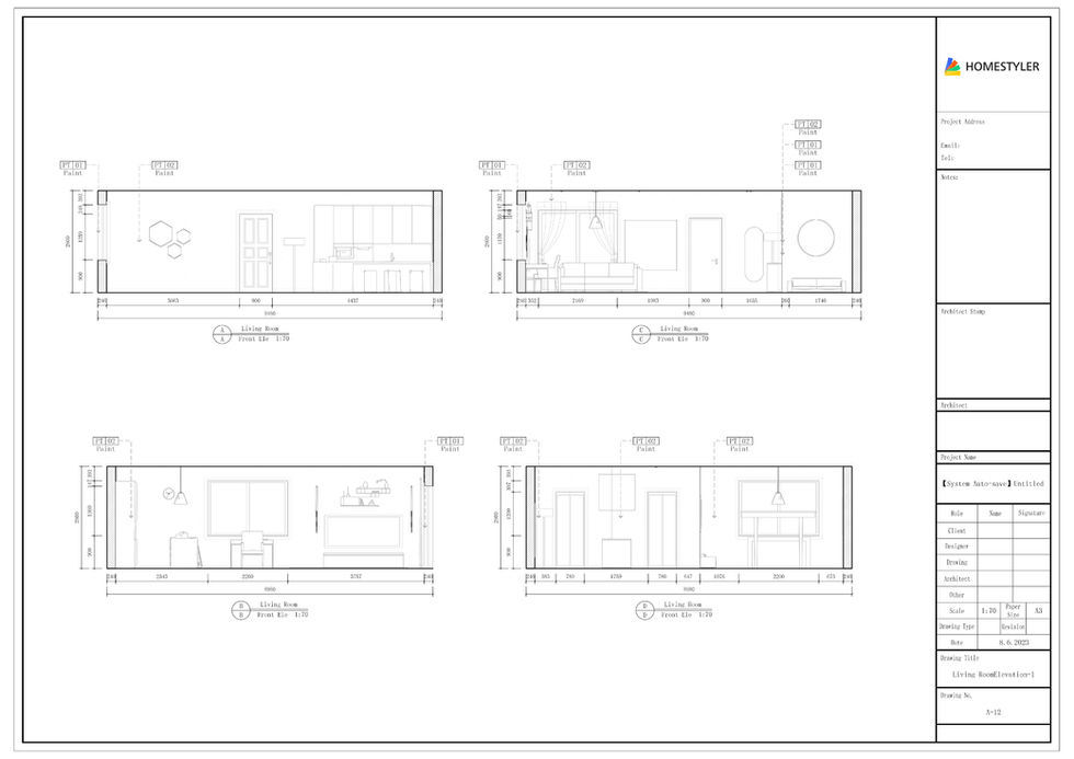 13-Living RoomElevation-1