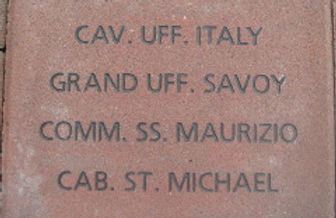 Joseph Sciame Cav. Uff Italy Grand Uff. Savoy Comm. SS. Maurizio Cab. St. Michael Cav. Constantinian