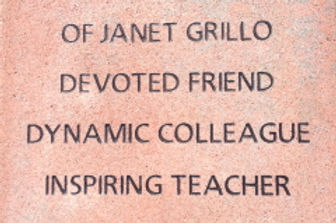 In Loving Memory of Janet Grillo Devoted Friend Dynamic Colleague Inspiring Teacher Forever Missed